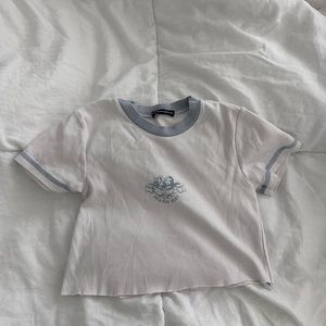 brandy melville angel crop top